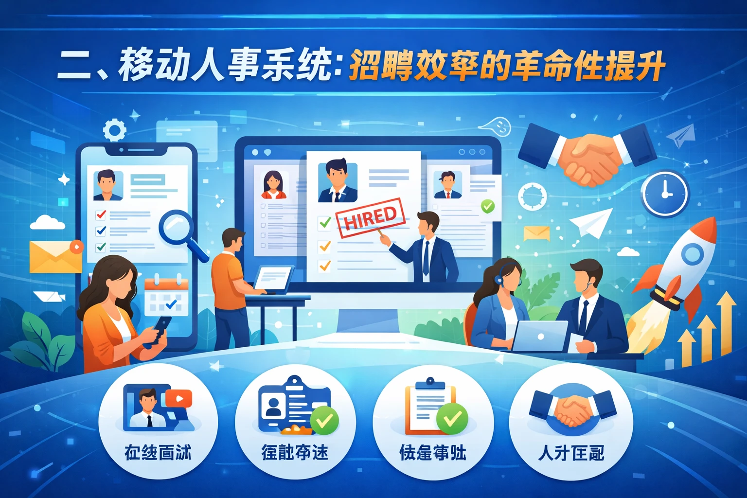 二、移动人事系统：招聘效率的革命性提升