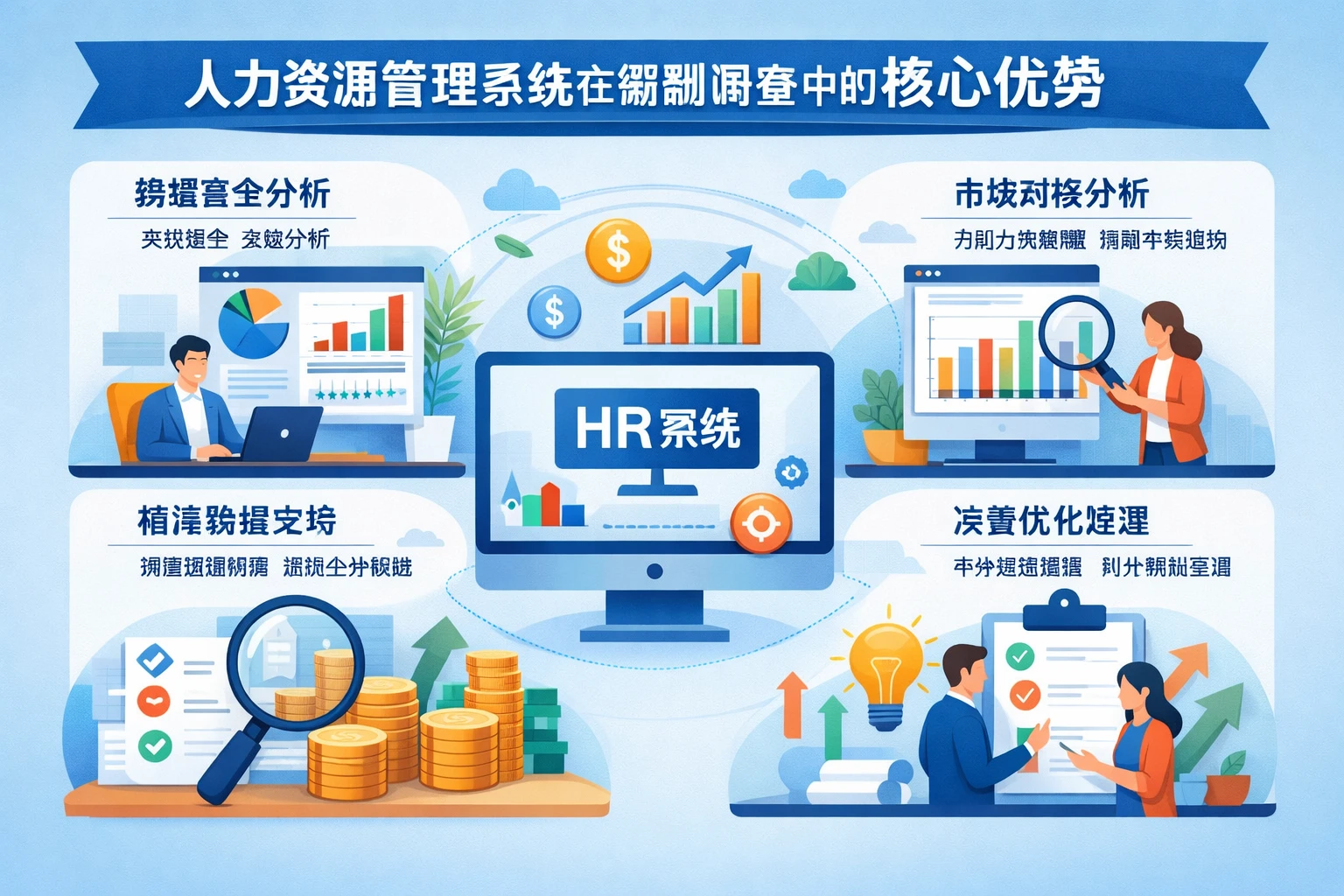 人力资源管理系统在薪酬调查中的核心优势