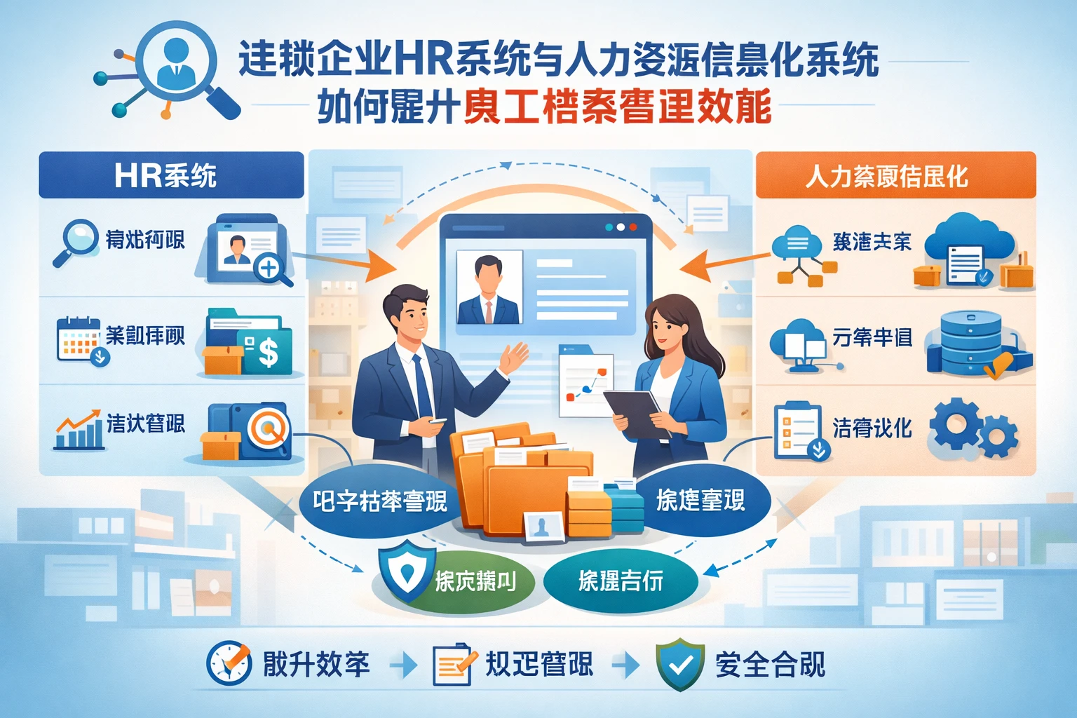 连锁企业HR系统与人力资源信息化系统如何提升员工档案管理效能