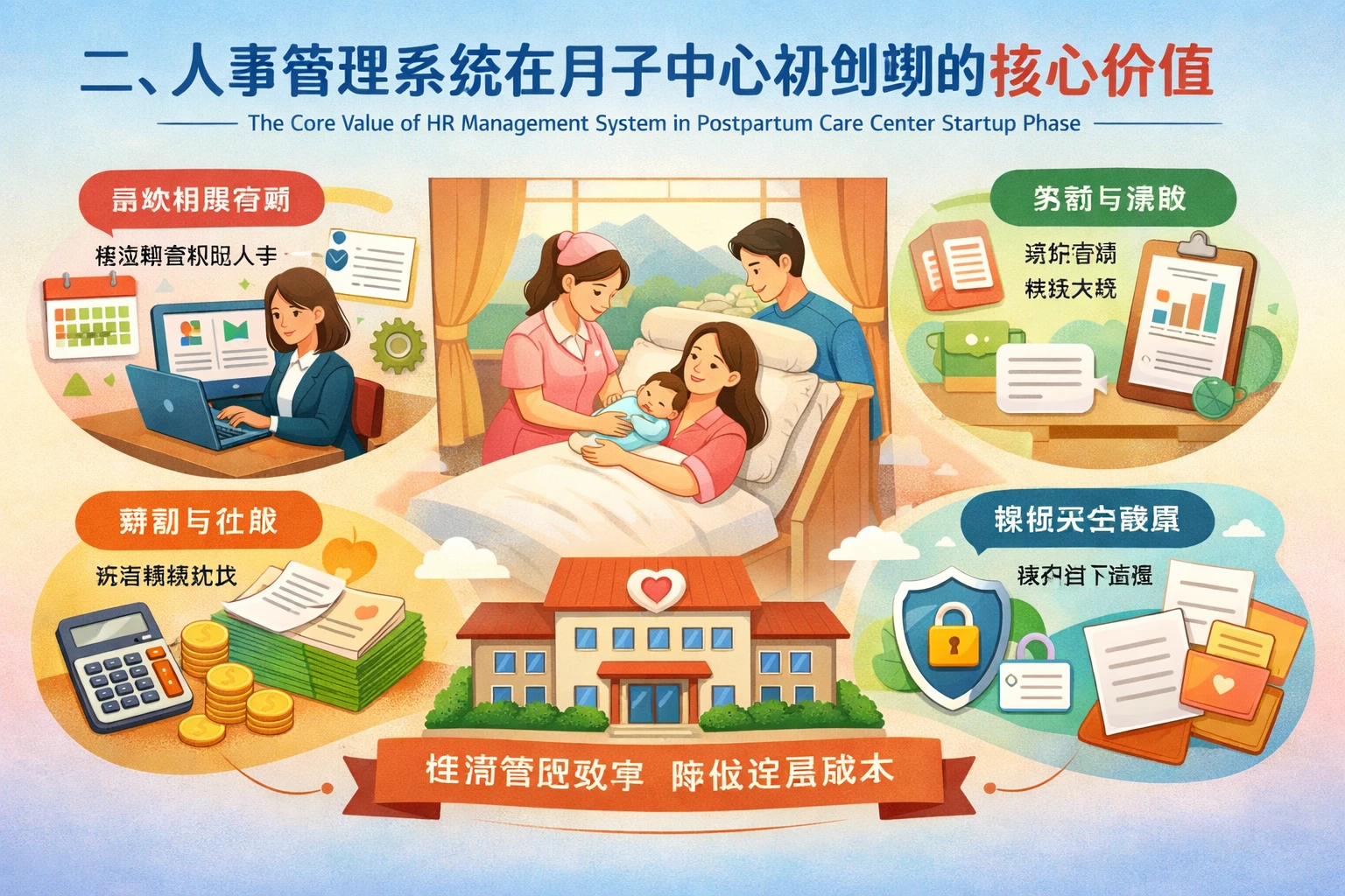二、人事管理系统在月子中心初创期的核心价值