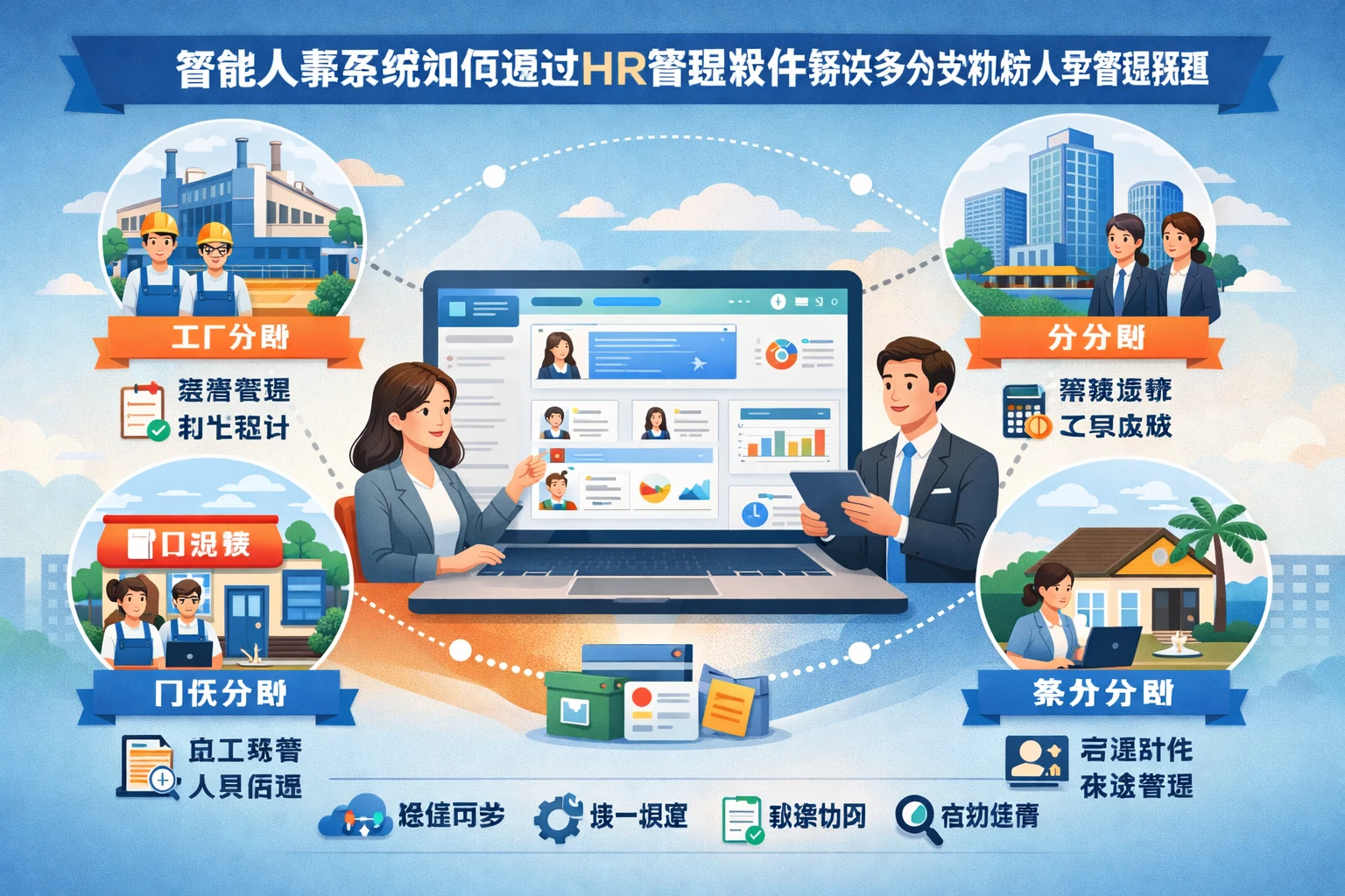 智能人事系统如何通过HR管理软件解决多分支机构人事管理难题