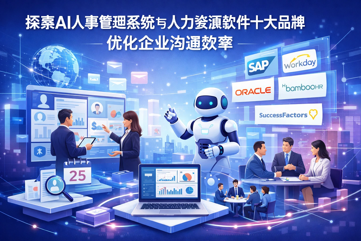 探索AI人事管理系统与人力资源软件十大品牌，优化企业沟通效率