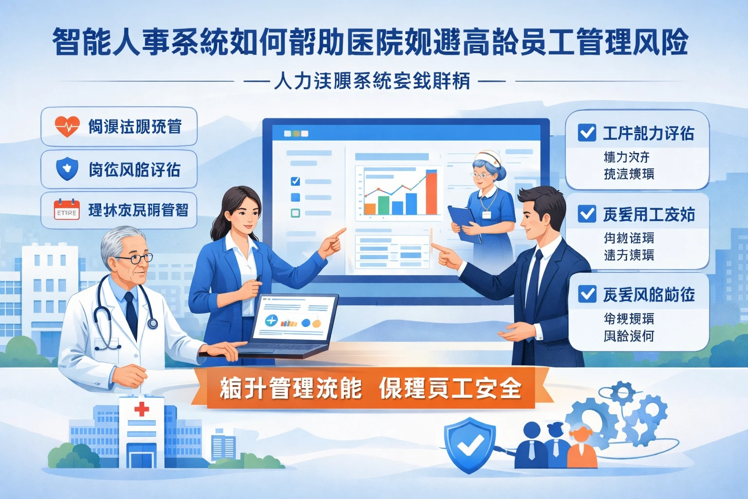 智能人事系统如何帮助医院规避高龄员工管理风险——人力资源系统实战解析