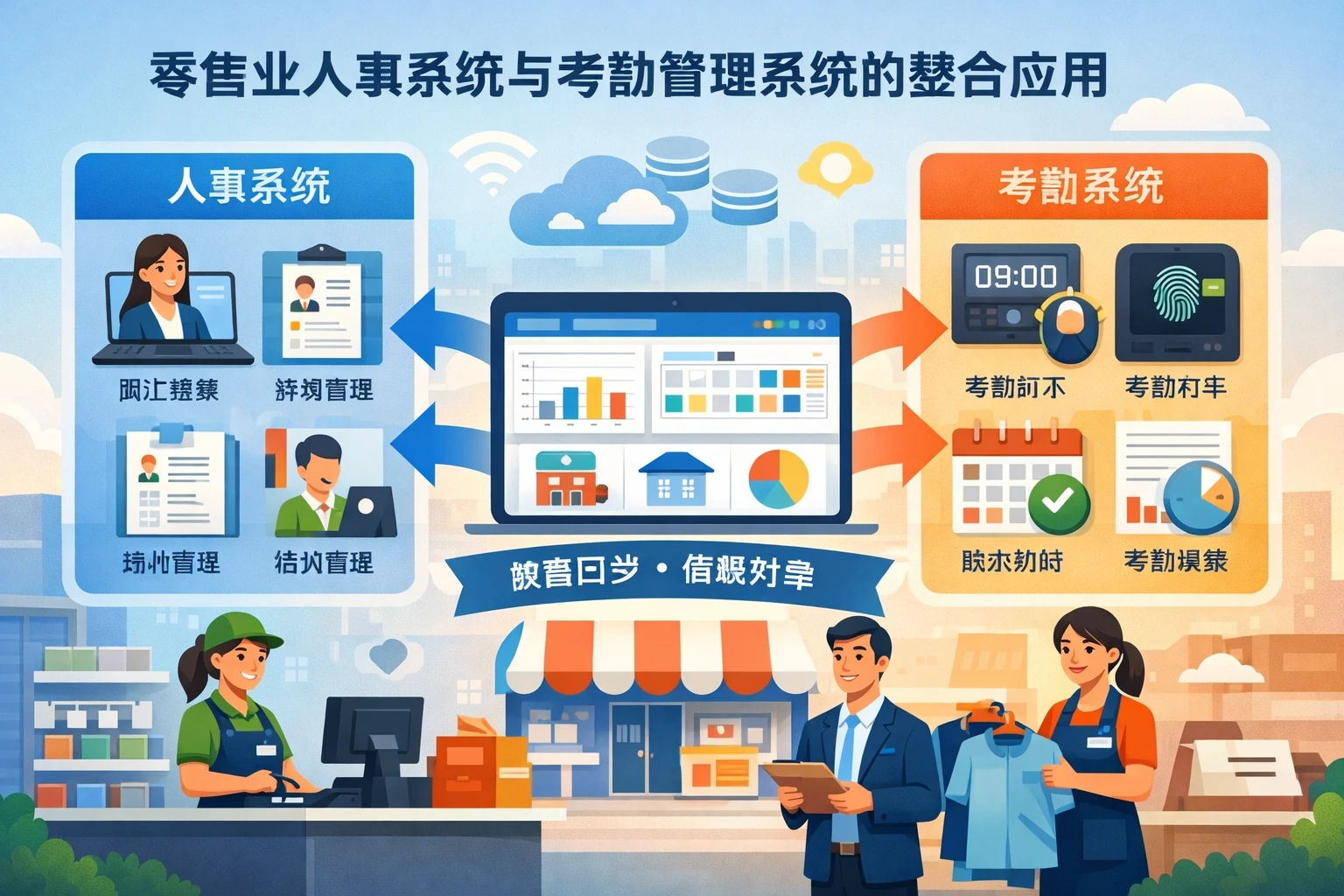 零售业人事系统与考勤管理系统的整合应用