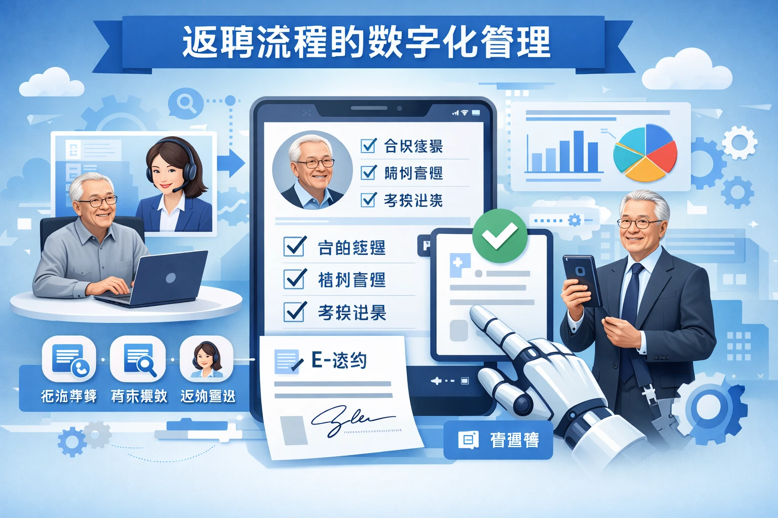 返聘流程的数字化管理