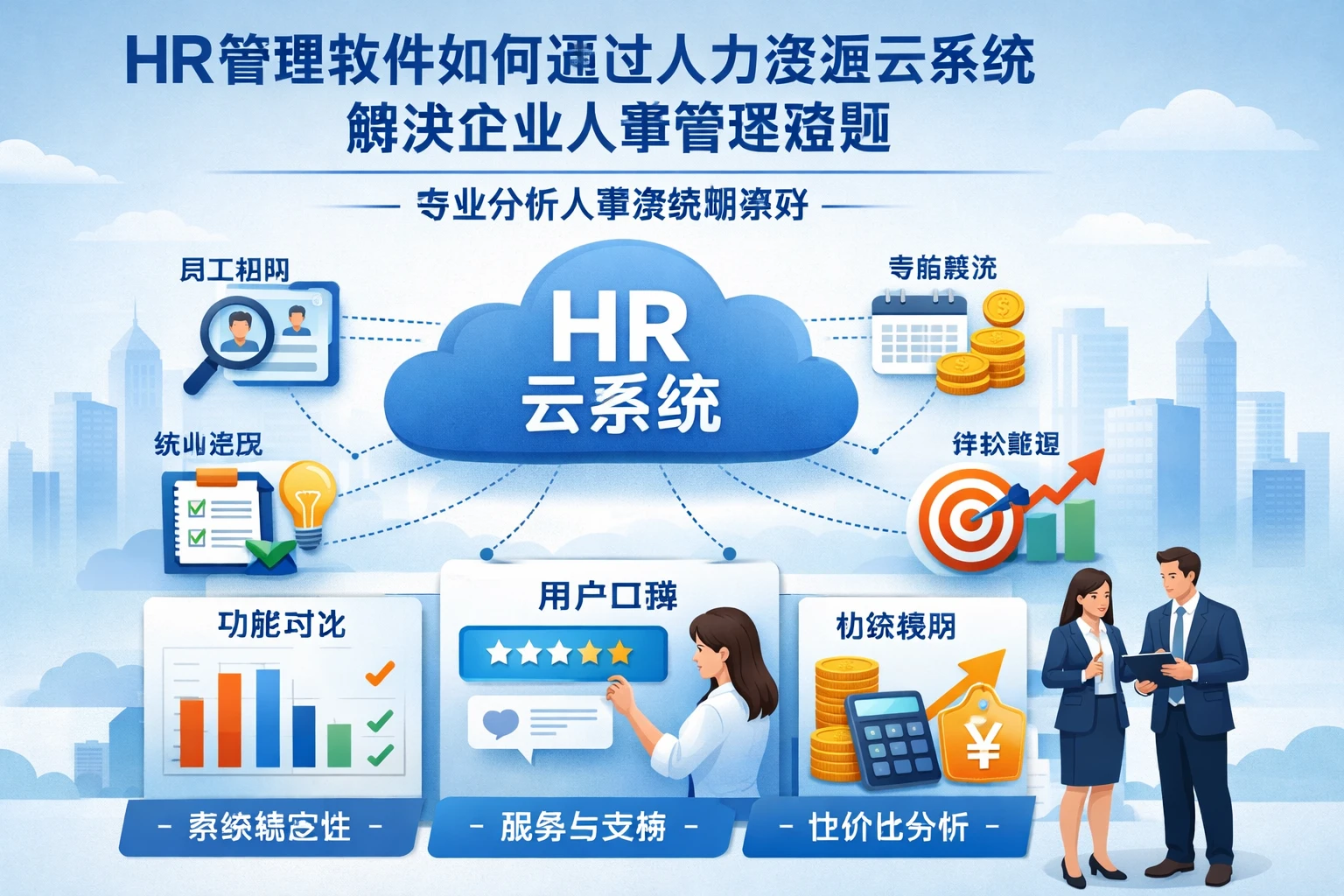 HR管理软件如何通过人力资源云系统解决企业人事管理难题 - 专业分析人事系统哪家好