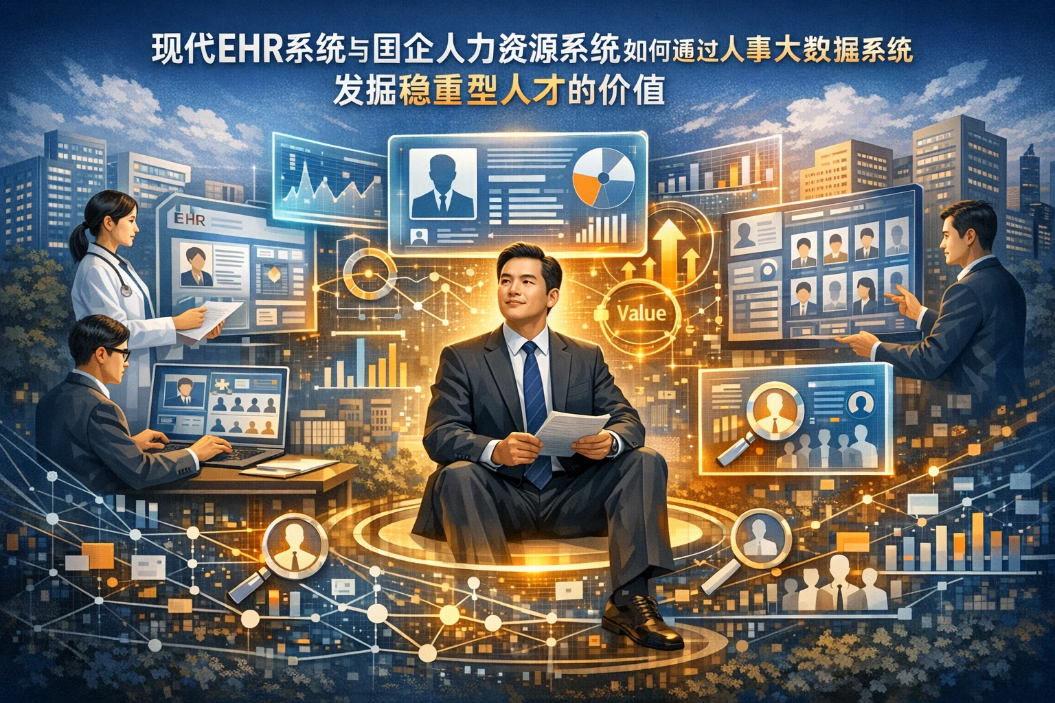 现代EHR系统与国企人力资源系统如何通过人事大数据系统发掘稳重型人才的价值
