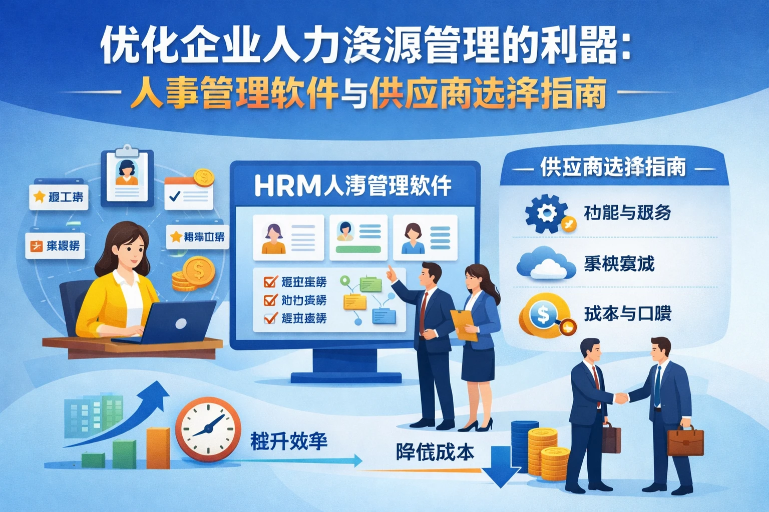 优化企业人力资源管理的利器：人事管理软件与供应商选择指南