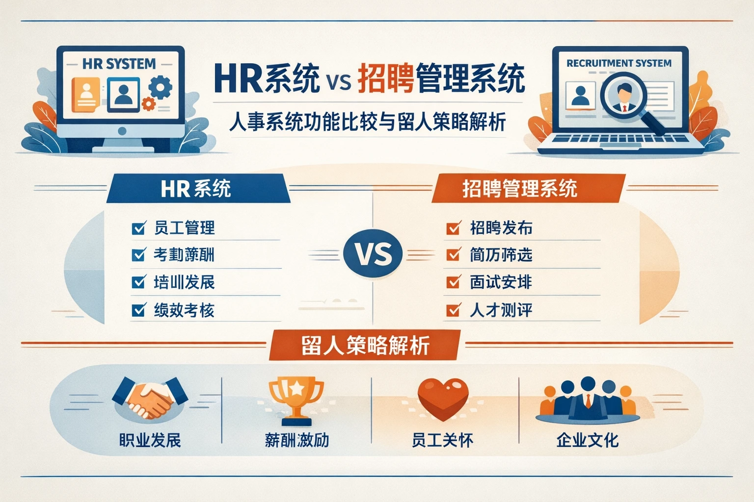 HR系统与招聘管理系统：人事系统功能比较与留人策略解析