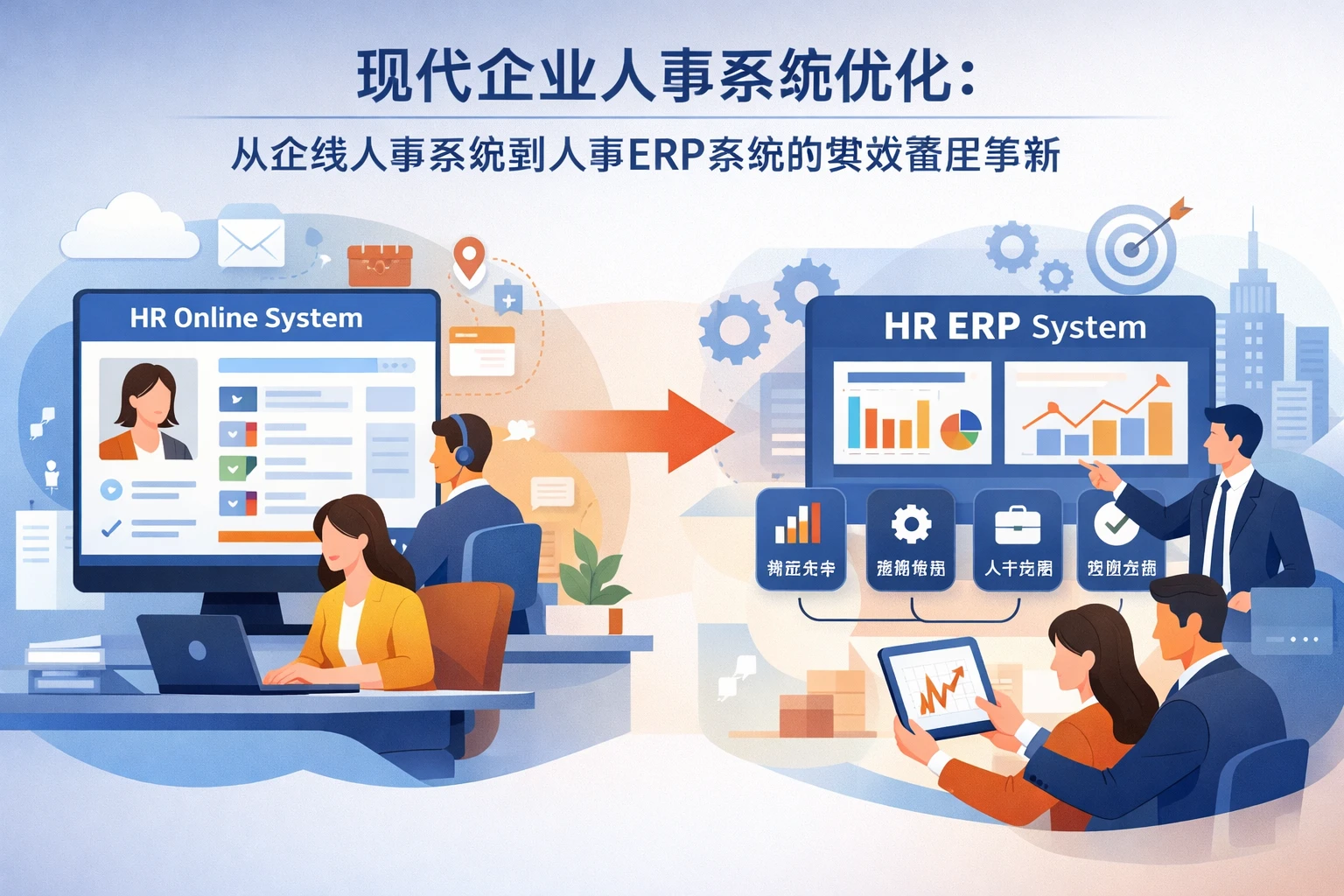 现代企业人事系统优化:从在线人事系统到人事ERP系统的绩效管理革新