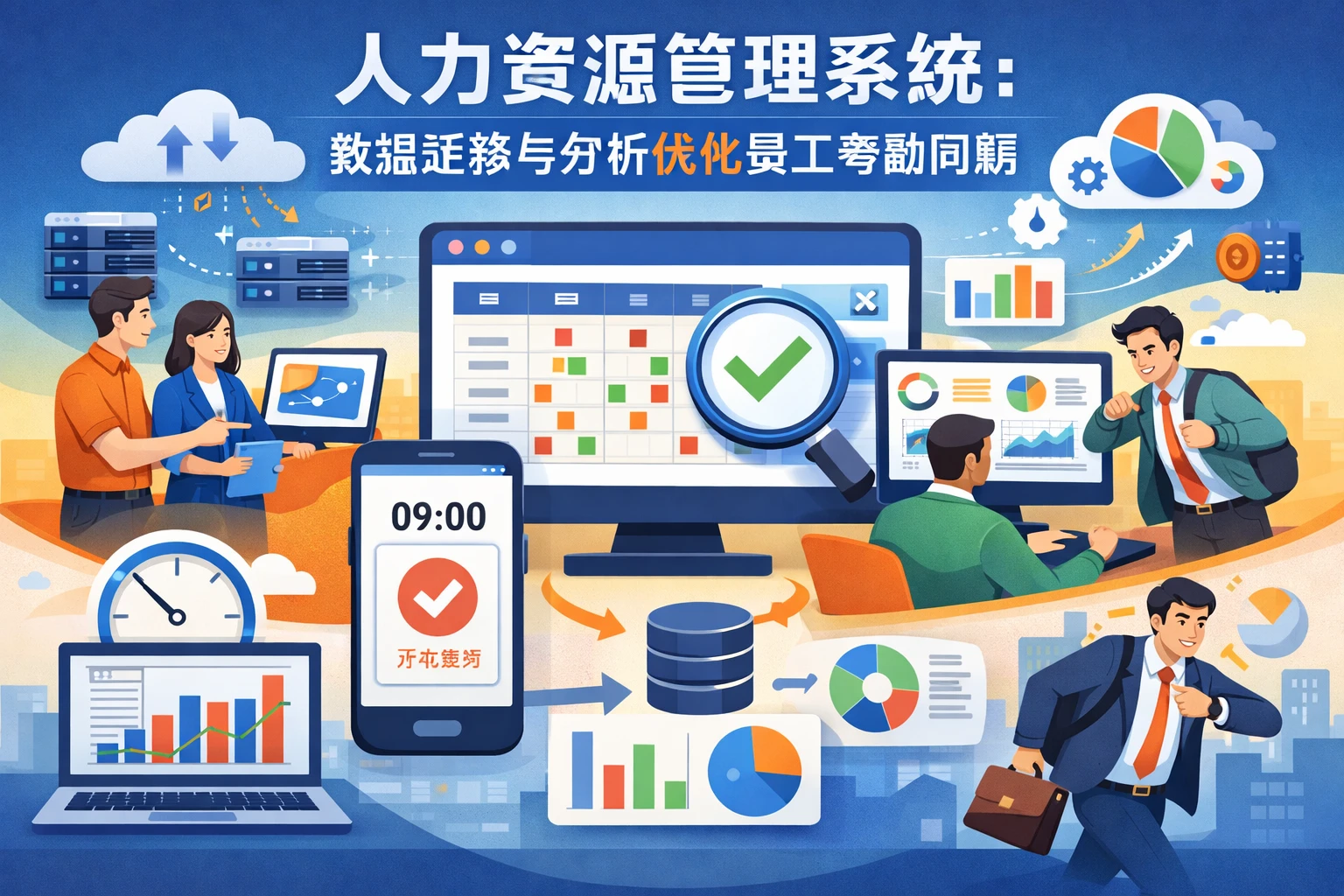 人力资源管理系统如何通过数据迁移与分析优化解决员工考勤问题