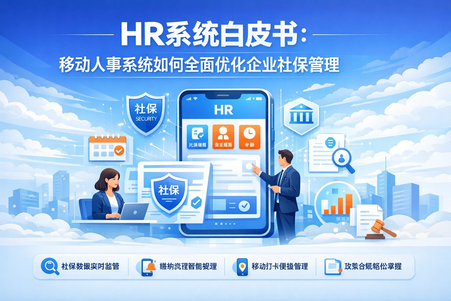 HR系统白皮书:移动人事系统如何全面优化企业社保管理