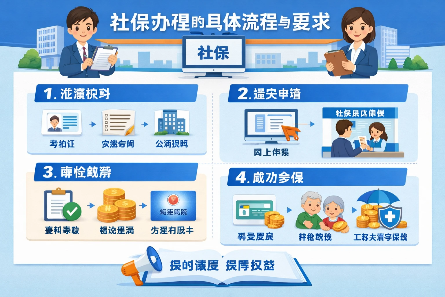 社保办理的具体流程与要求