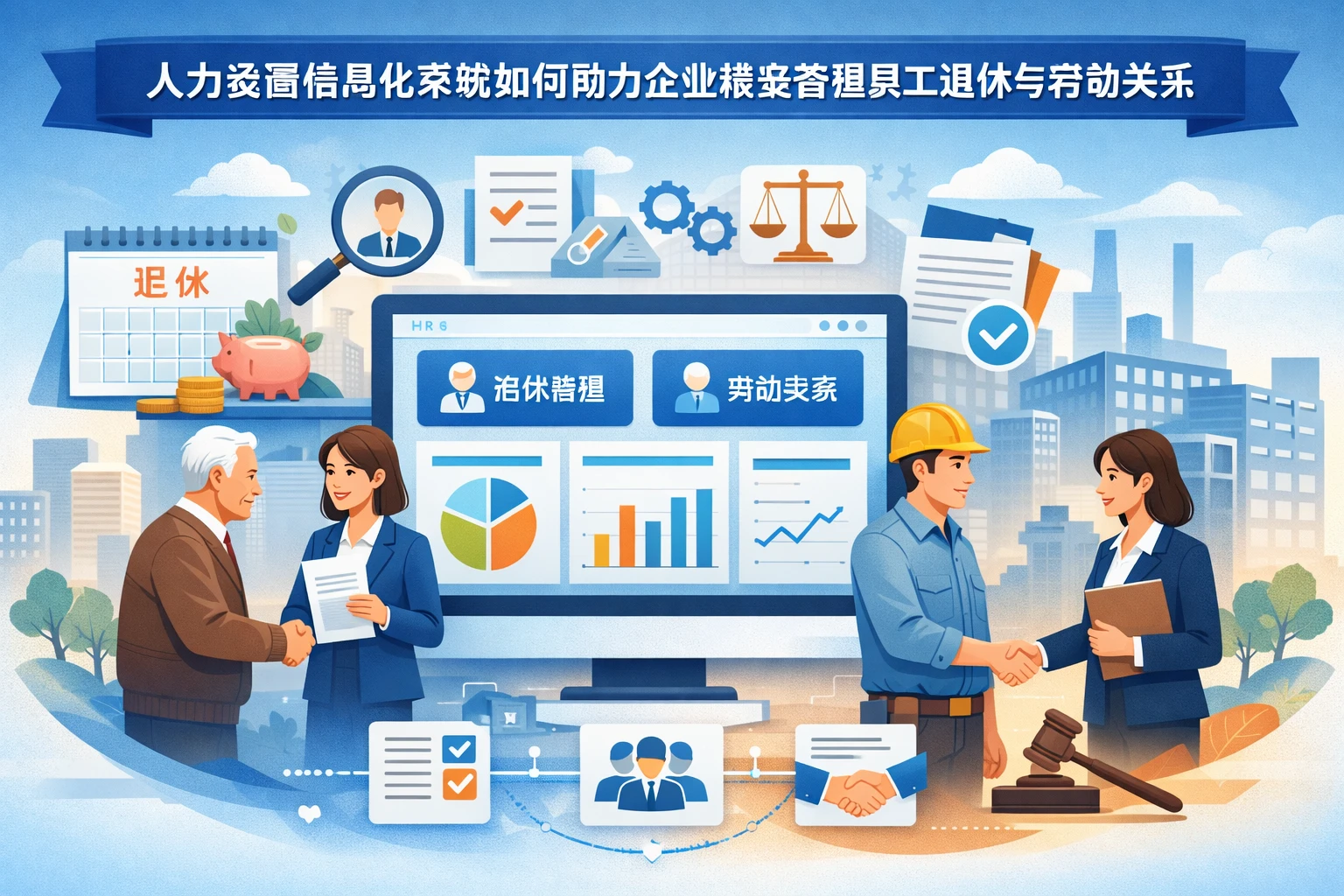 人力资源信息化系统如何助力企业精准管理员工退休与劳动关系