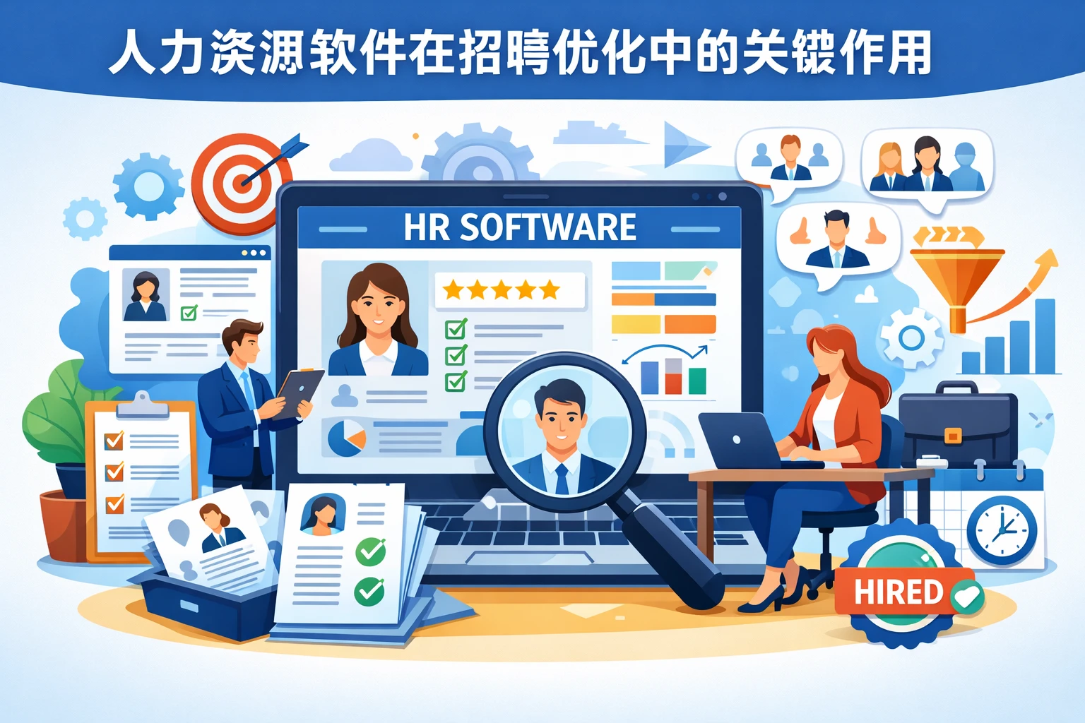 人力资源软件在招聘优化中的关键作用