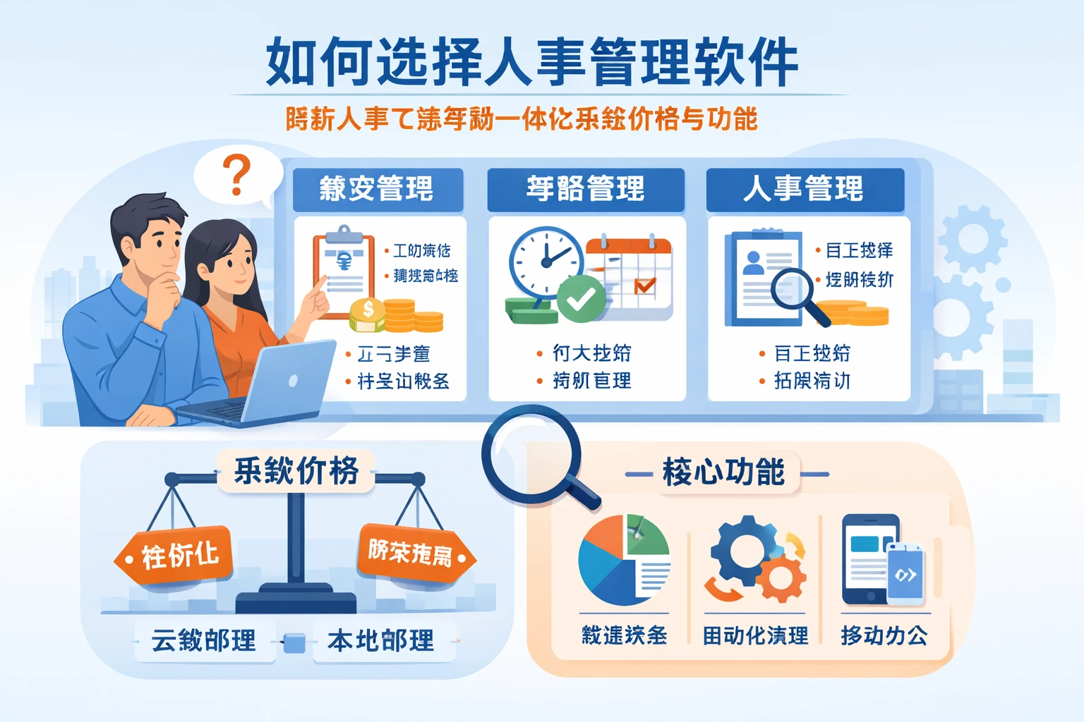如何选择人事管理软件：解析人事工资考勤一体化系统价格与功能