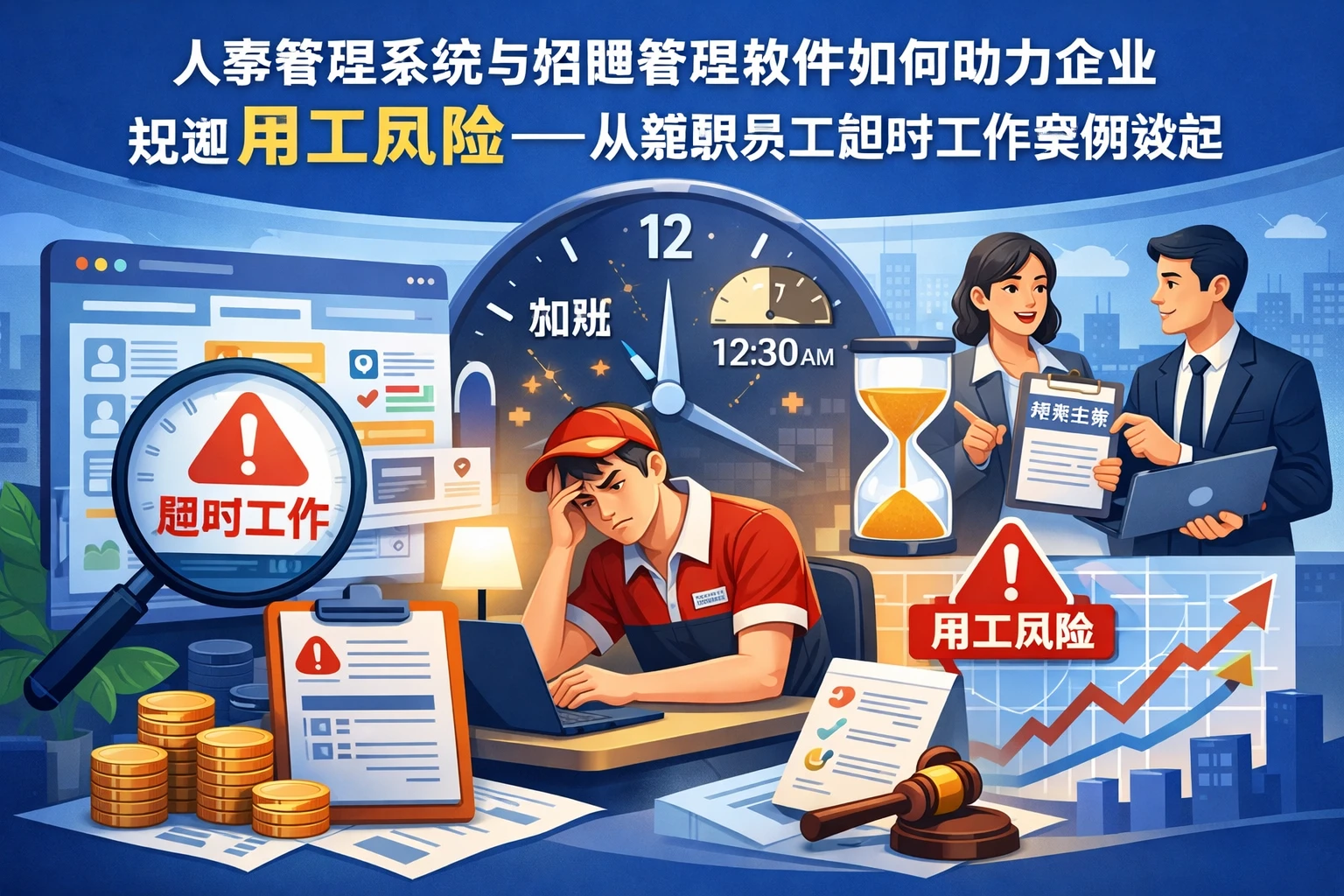 人事管理系统与招聘管理软件如何助力企业规避用工风险——从兼职员工超时工作案例谈起