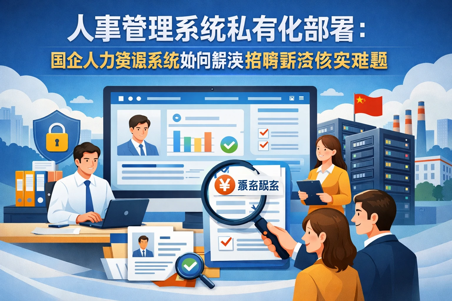 人事管理系统私有化部署：国企人力资源系统如何解决招聘薪资核实难题