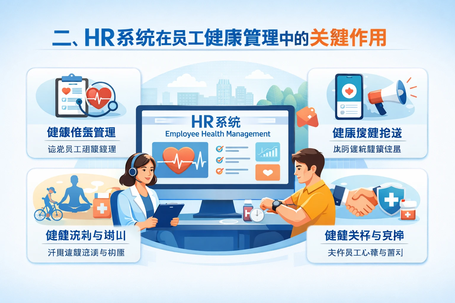 二、HR系统在员工健康管理中的关键作用