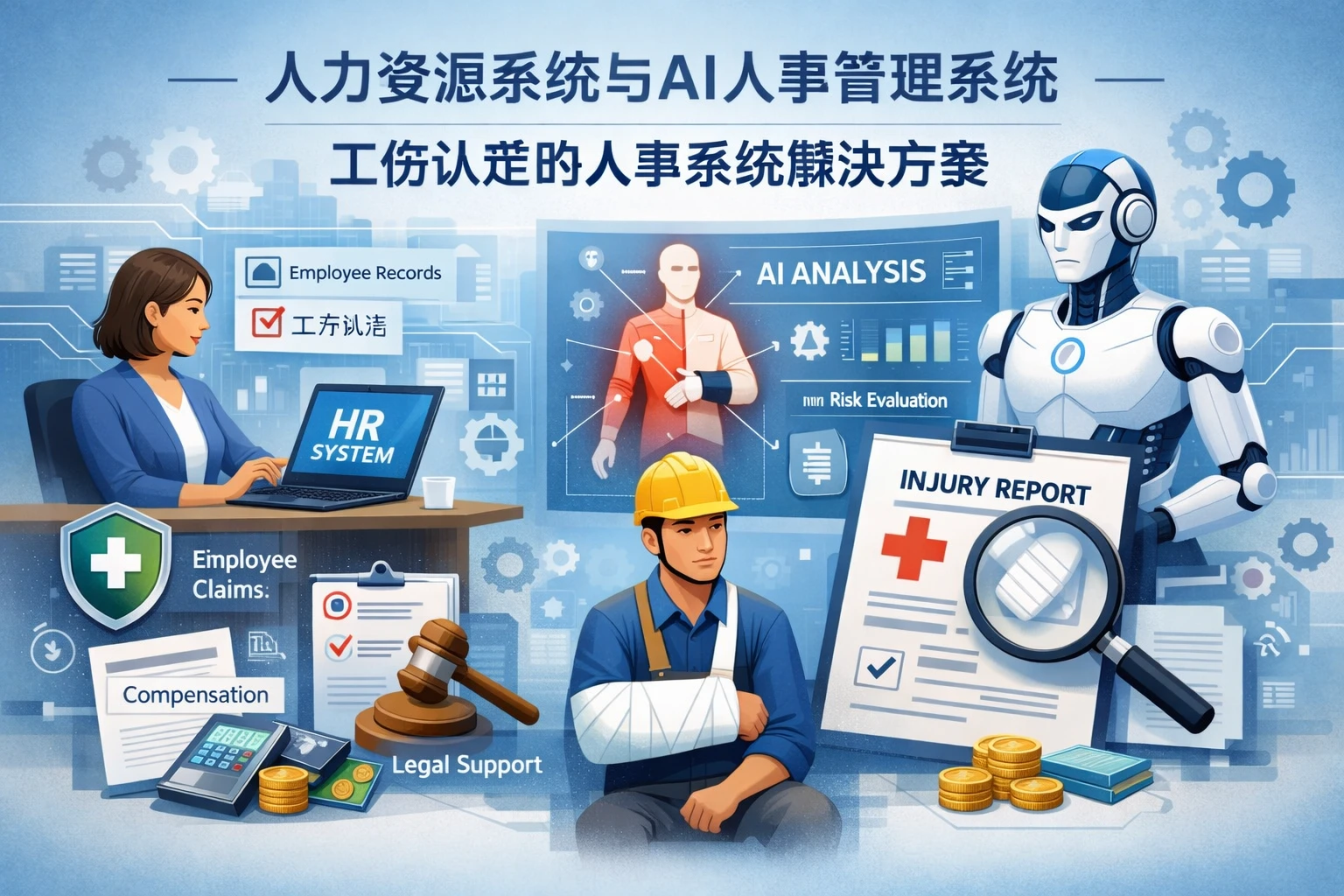 人力资源系统与AI人事管理系统：工伤认定的人事系统解决方案