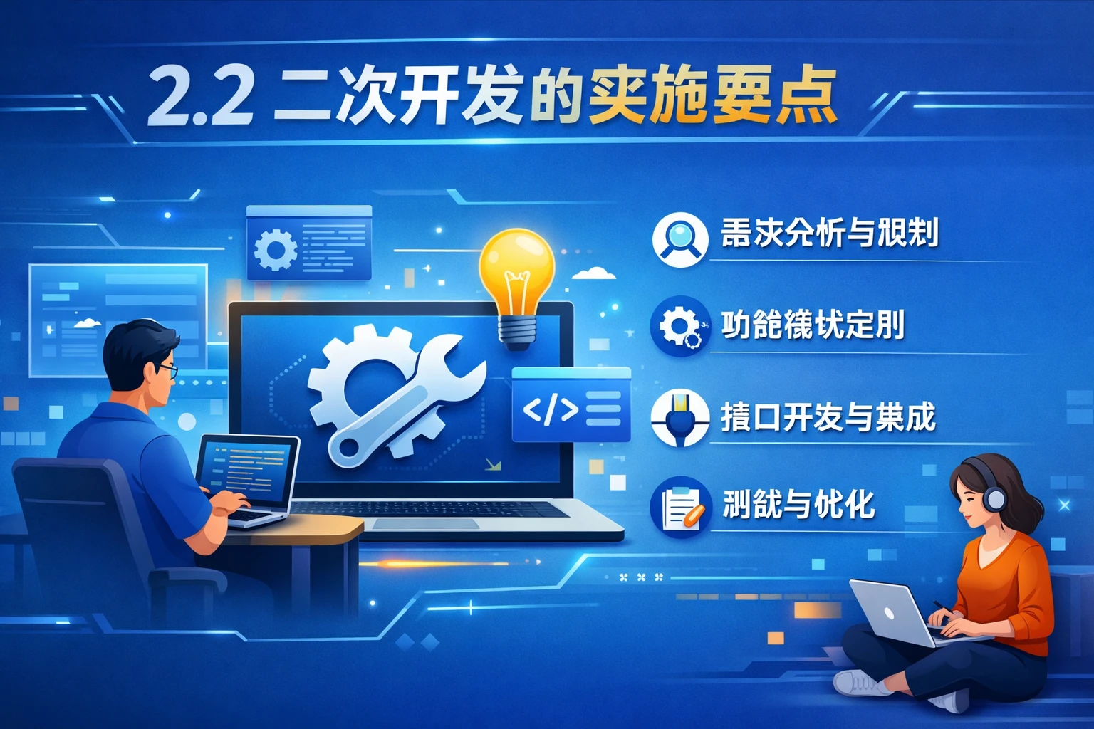 2.2 二次开发的实施要点