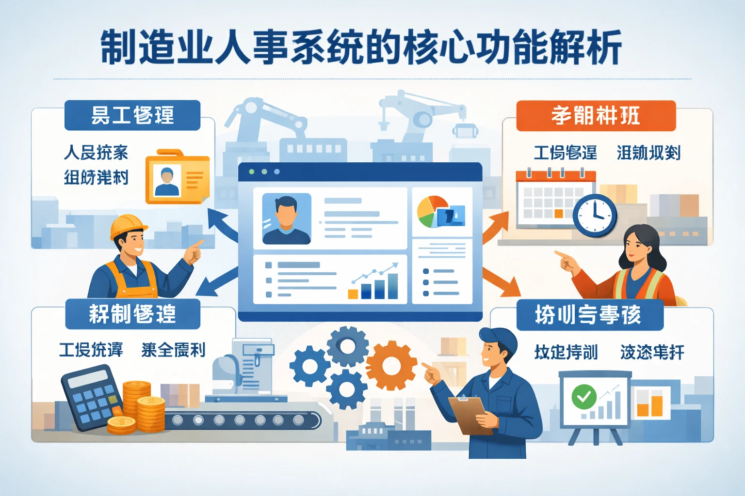 制造业人事系统的核心功能解析