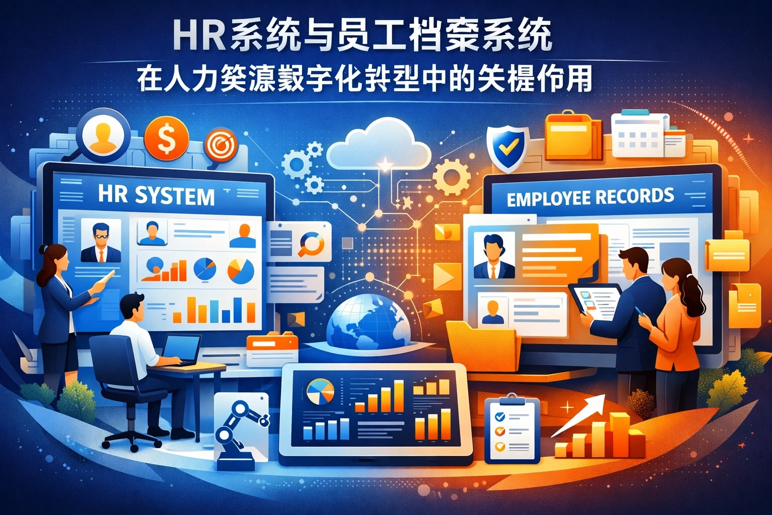 HR系统与员工档案系统在人力资源数字化转型中的关键作用