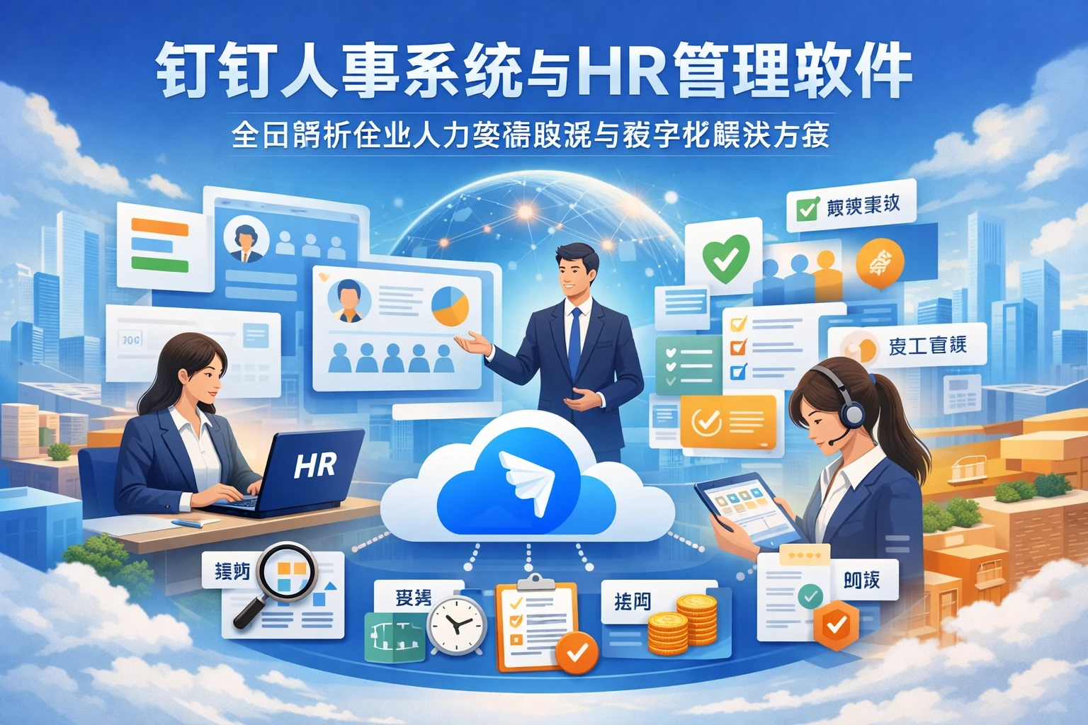 钉钉人事系统与HR管理软件：全面解析企业人力资源政策与数字化解决方案