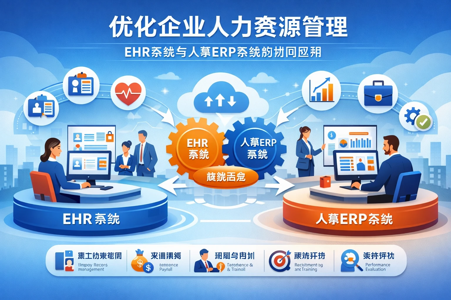 优化企业人力资源管理：EHR系统与人事ERP系统的协同应用