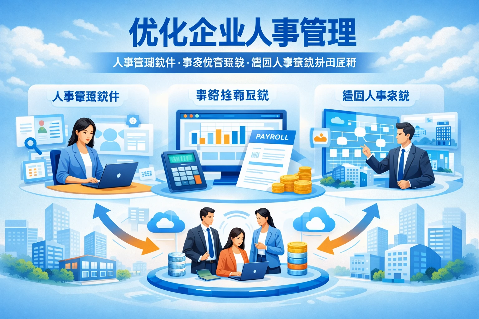 优化企业人事管理:人事管理软件、薪资核算系统与集团人事系统的协同应用