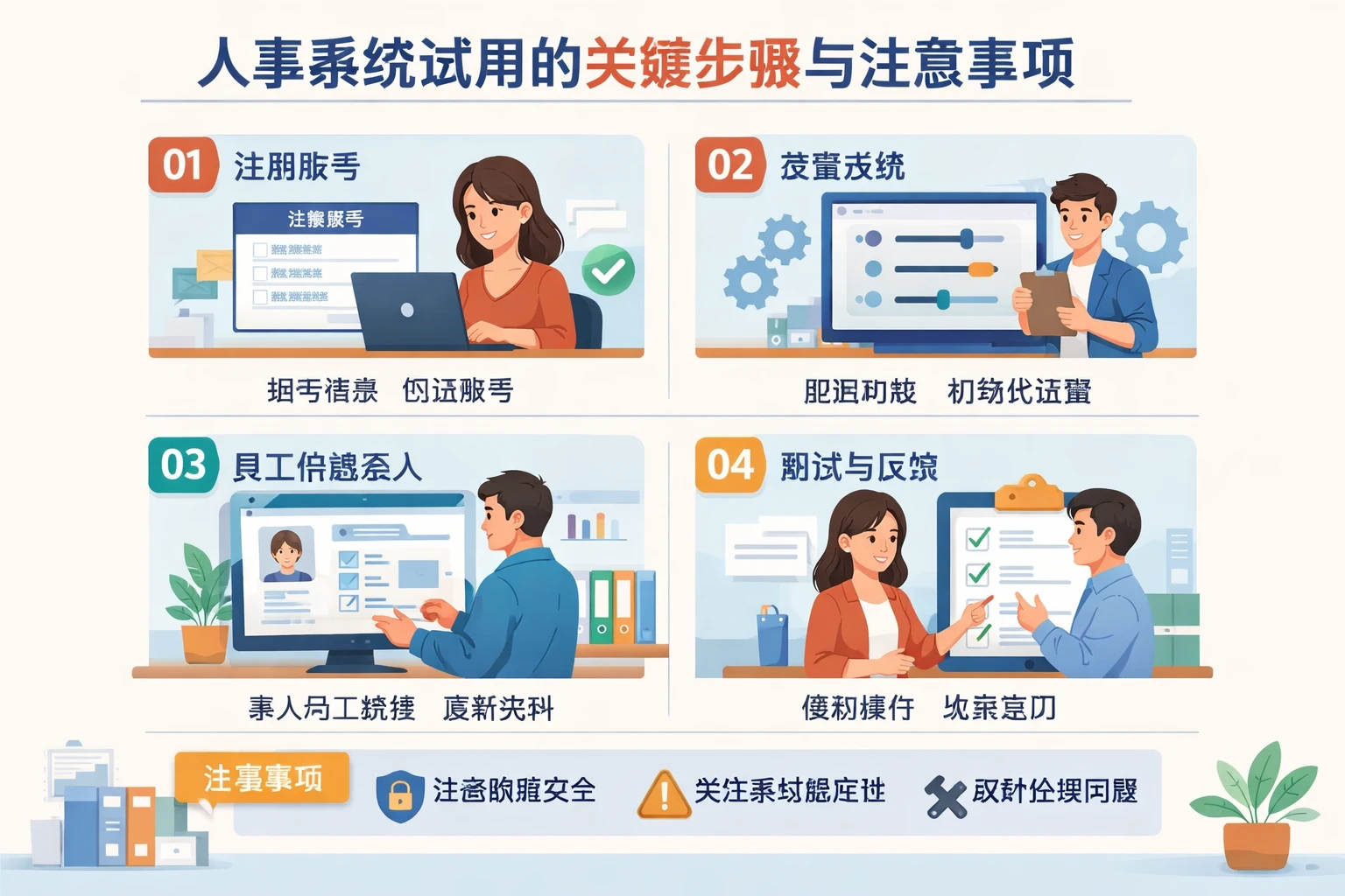 人事系统试用的关键步骤与注意事项