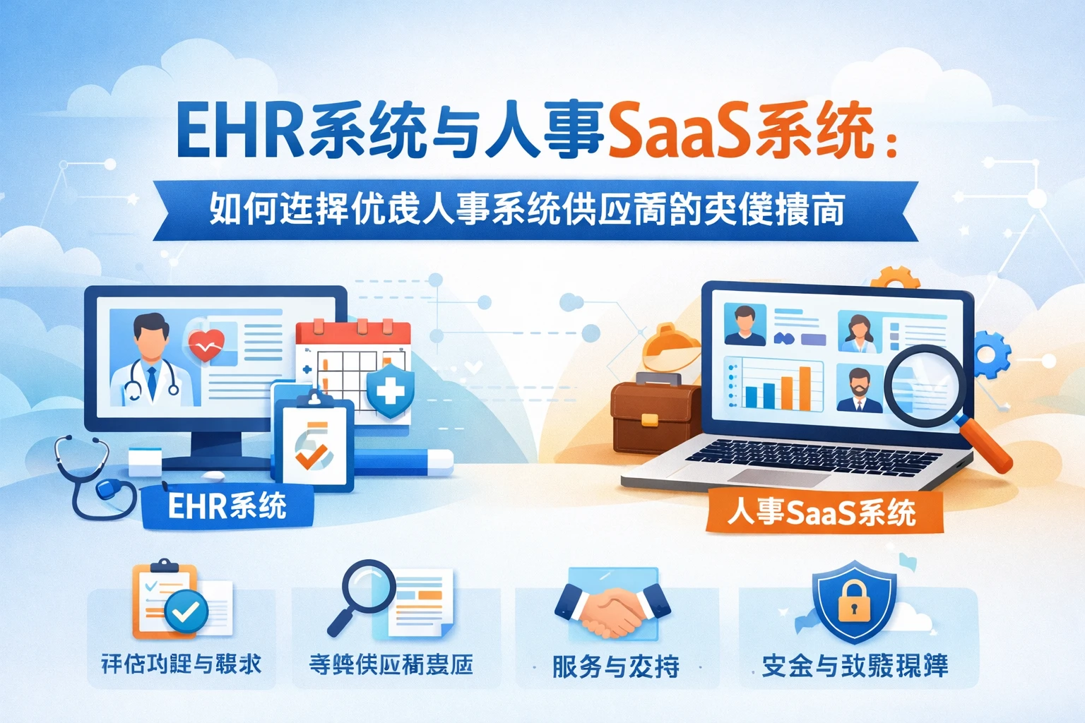 EHR系统与人事SaaS系统：如何选择优质人事系统供应商的关键指南