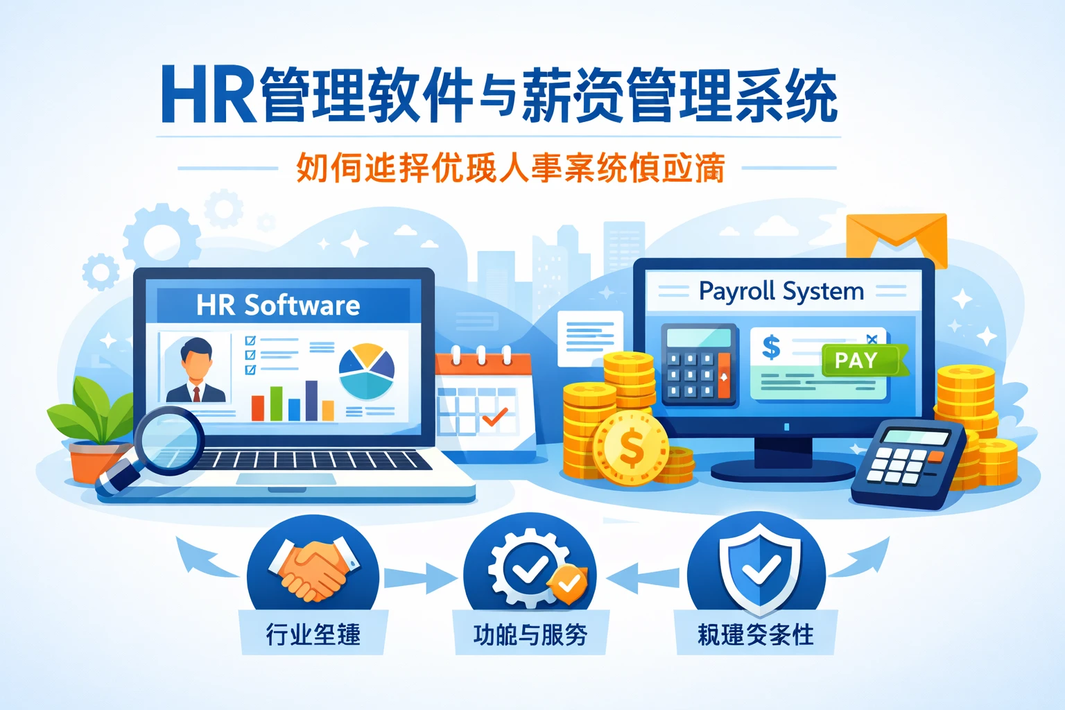 HR管理软件与薪资管理系统：如何选择优质人事系统供应商