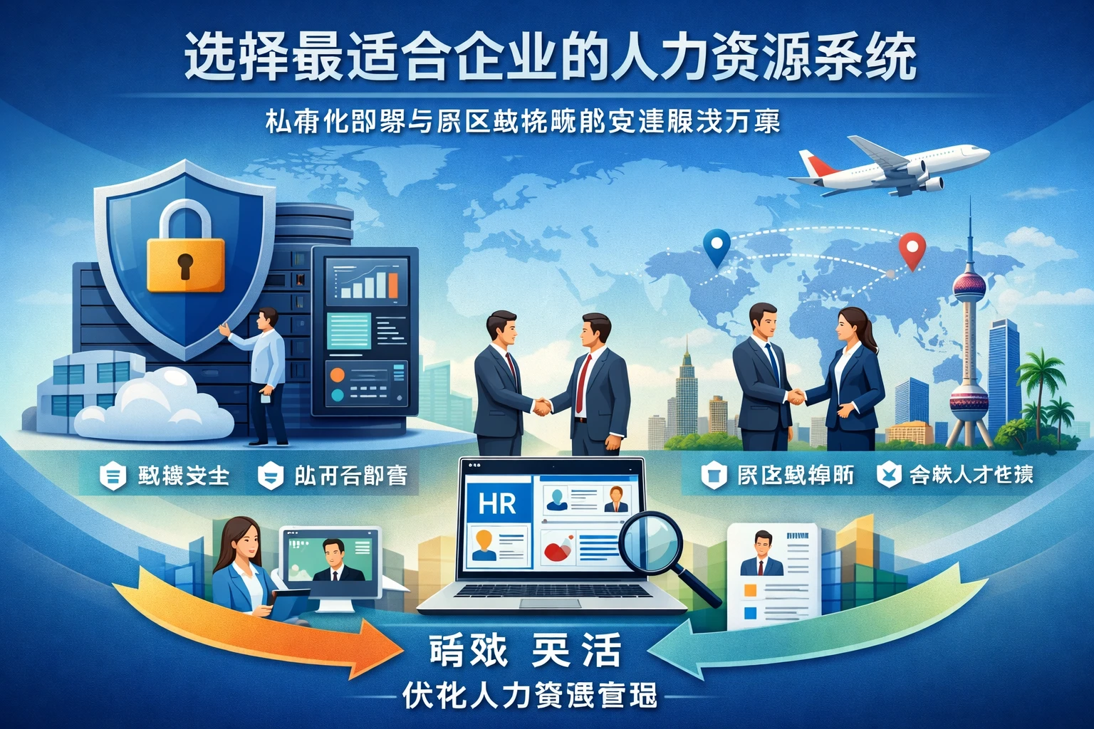 选择最适合企业的人力资源系统：私有化部署与跨区域招聘的完美解决方案
