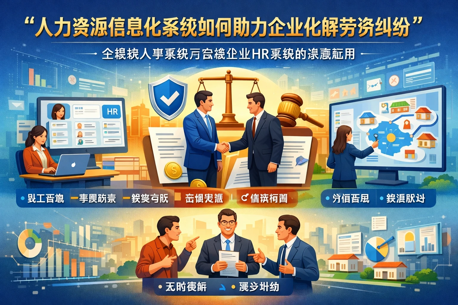 人力资源信息化系统如何助力企业化解劳资纠纷：全模块人事系统与连锁企业HR系统的深度应用