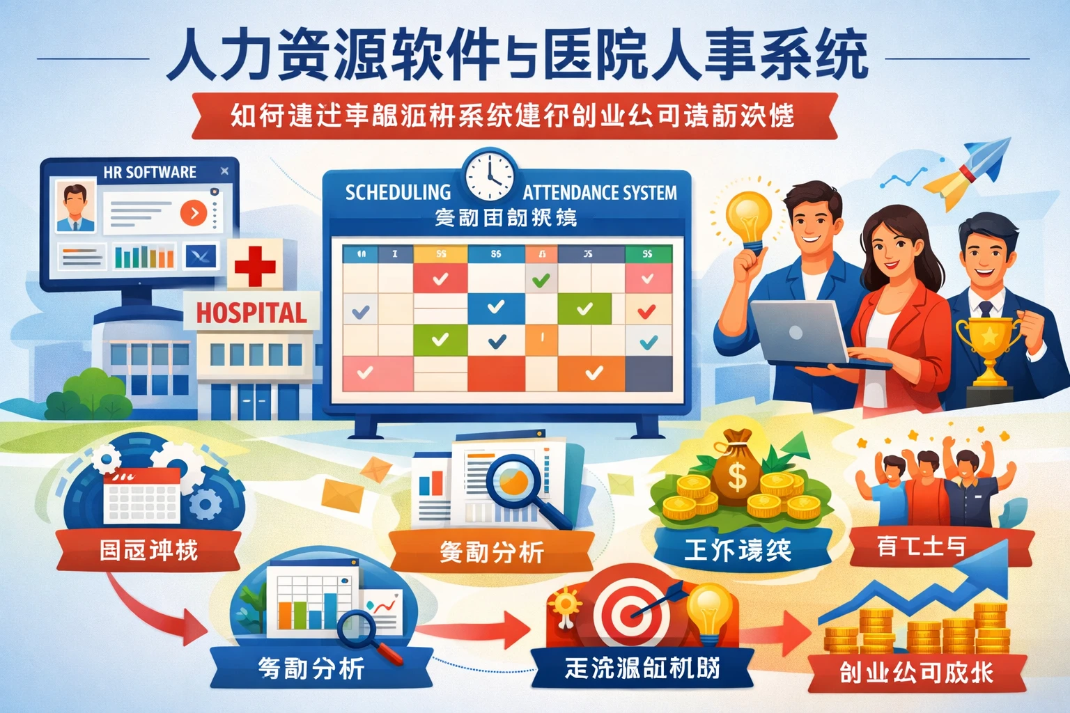 人力资源软件与医院人事系统如何通过考勤排班系统提升创业公司激励效能