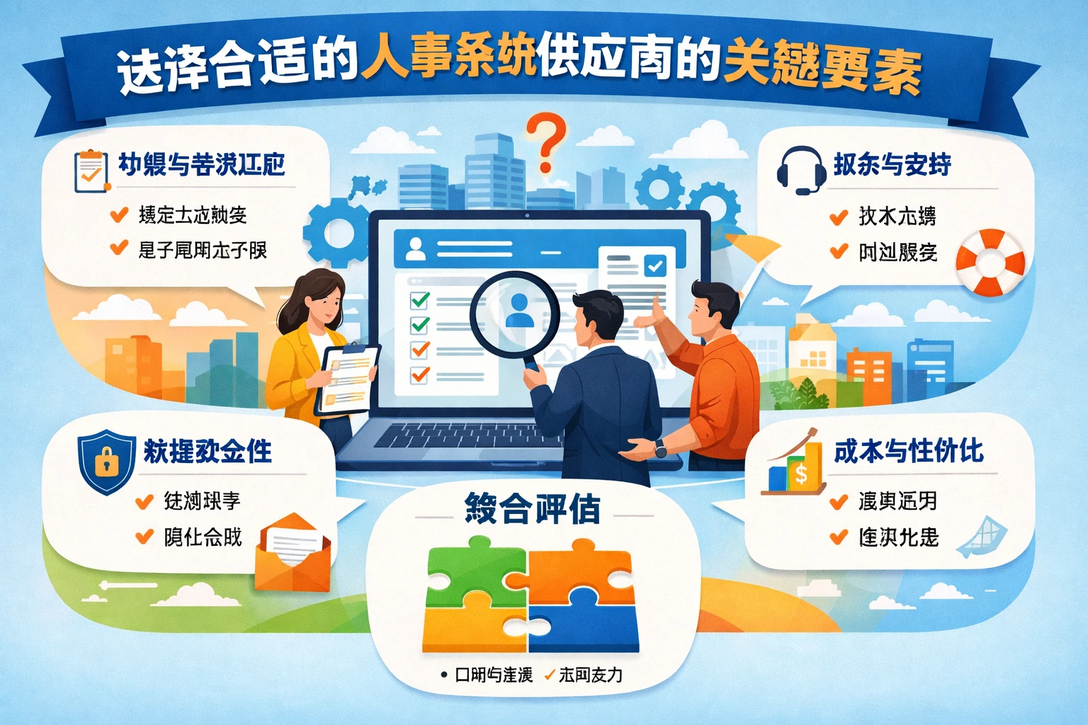 选择合适的人事系统供应商的关键要素