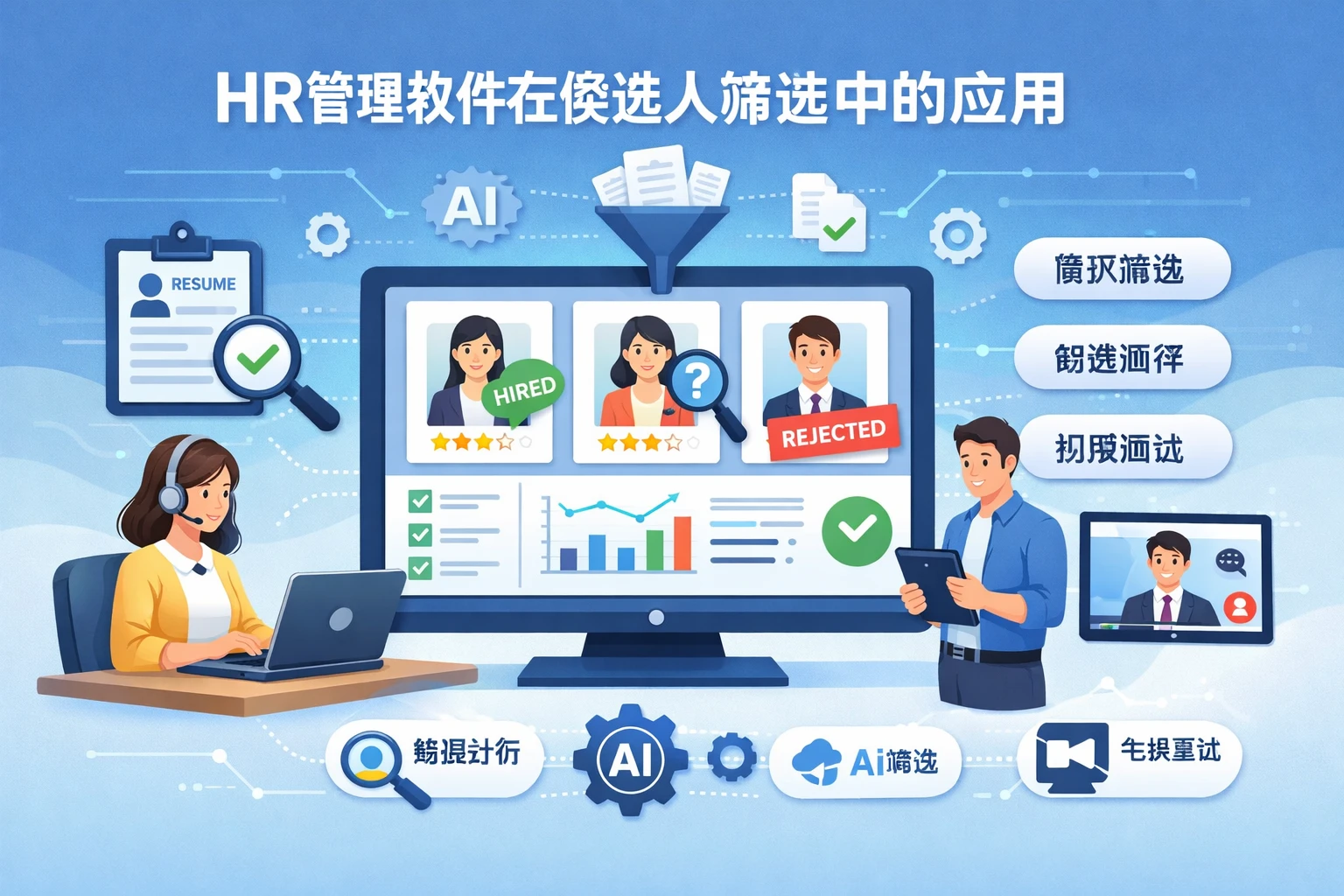 HR管理软件在候选人筛选中的应用