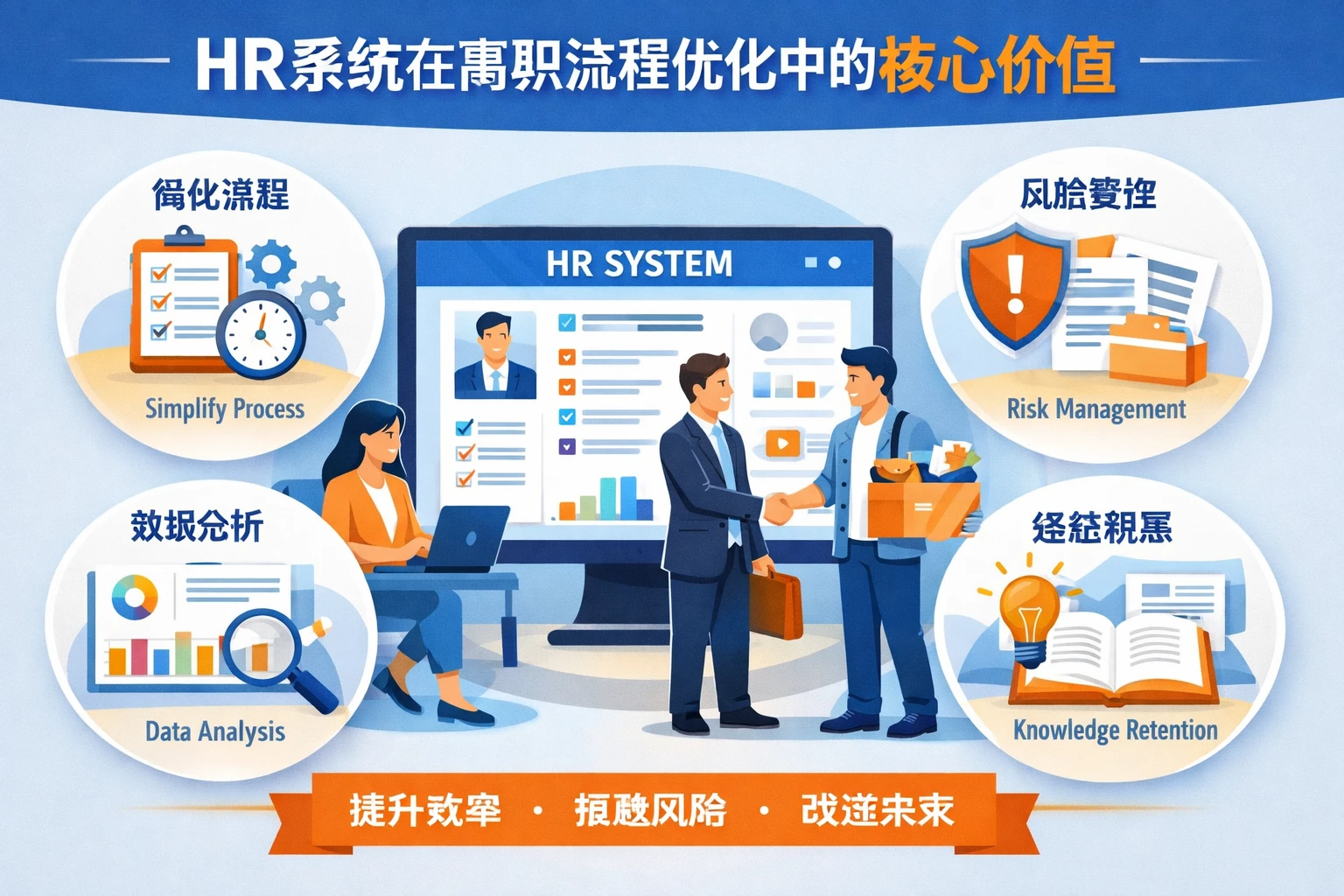 HR系统在离职流程优化中的核心价值