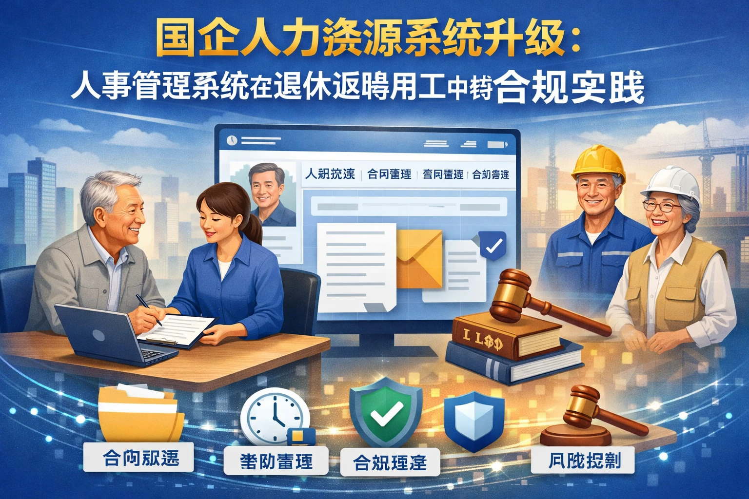 国企人力资源系统升级：人事管理系统在退休返聘用工中的合规实践