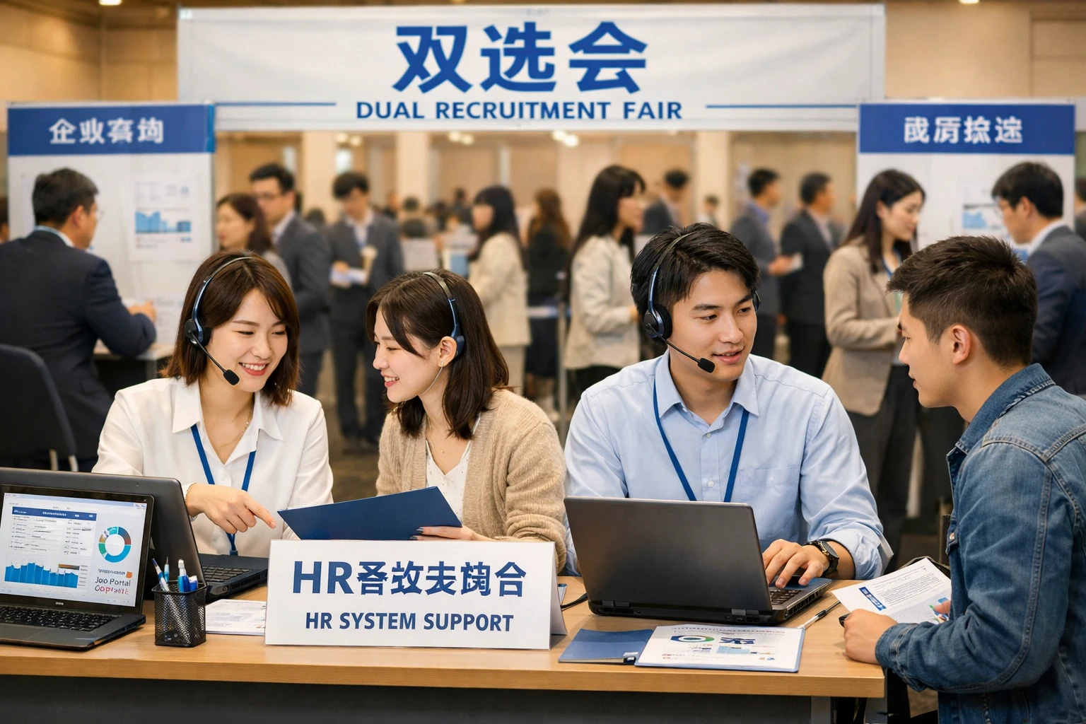 双选会现场执行的人事系统支持