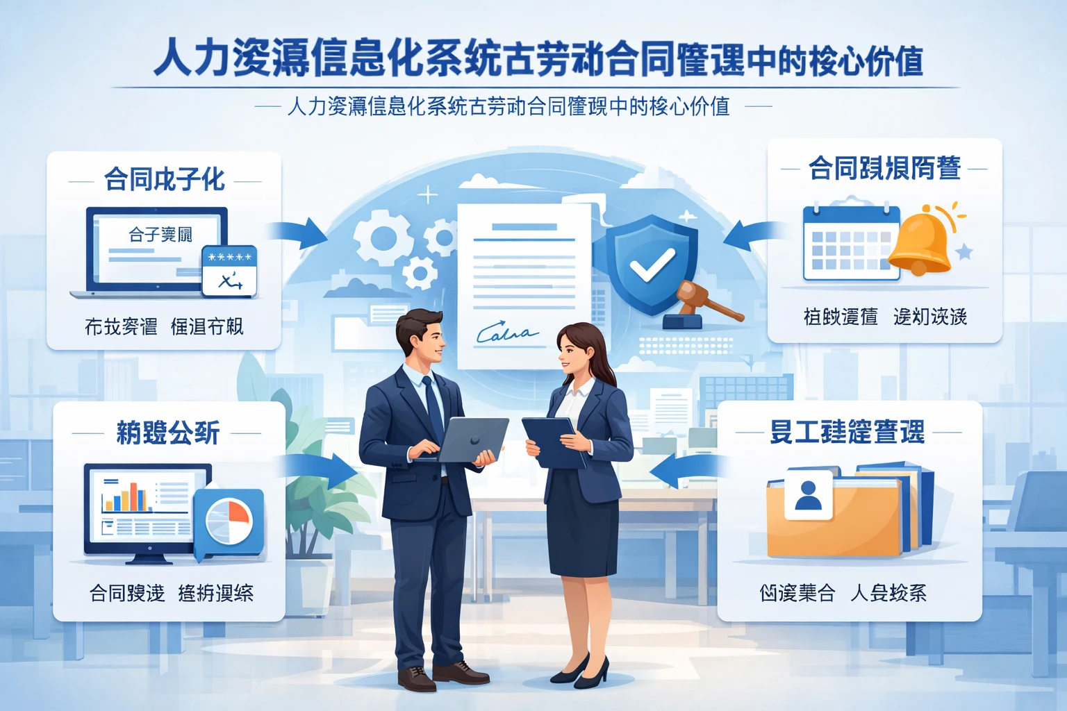 人力资源信息化系统在劳动合同管理中的核心价值