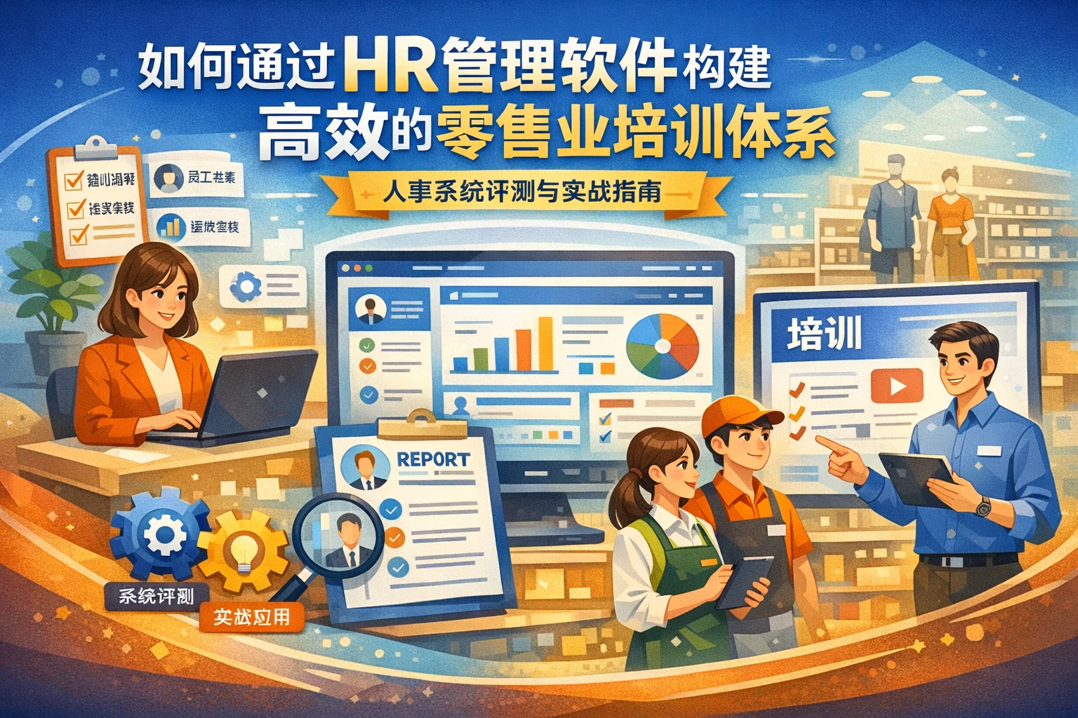 如何通过HR管理软件构建高效的零售业培训体系——人事系统评测与实战指南