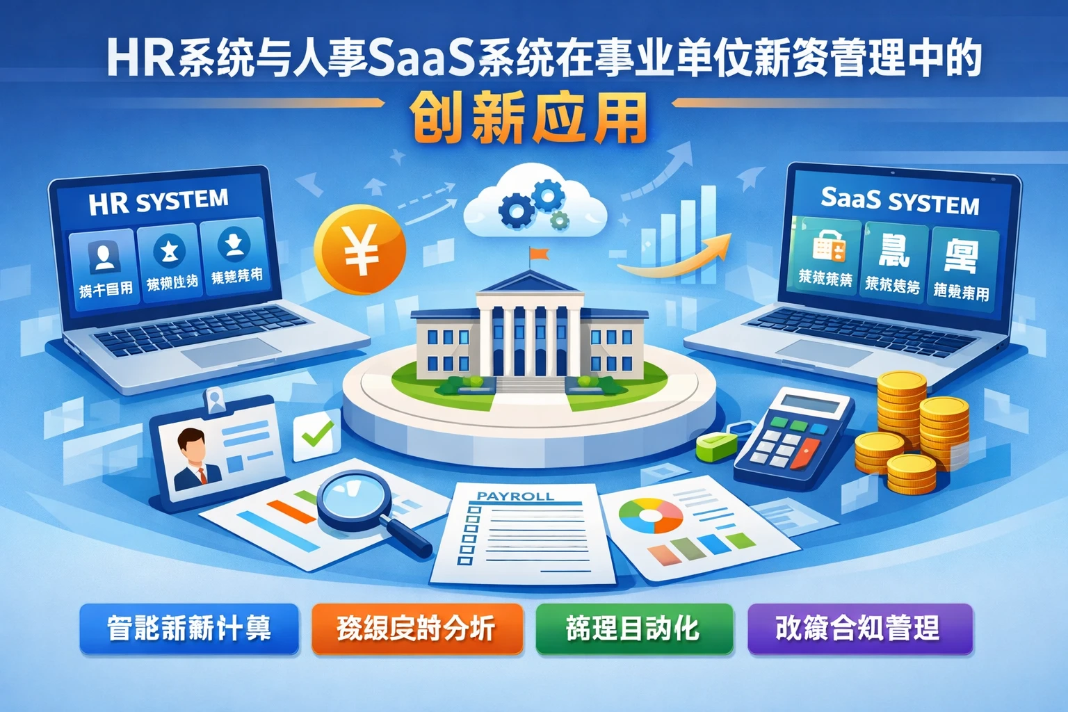 HR系统与人事SaaS系统在事业单位薪资管理中的创新应用