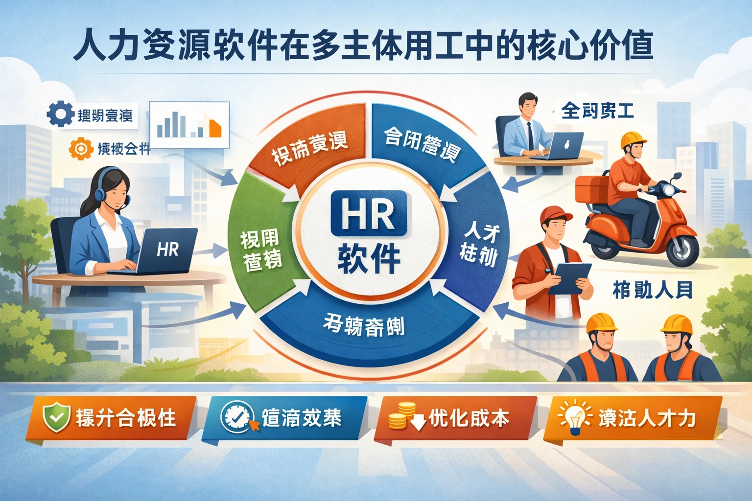 人力资源软件在多主体用工中的核心价值