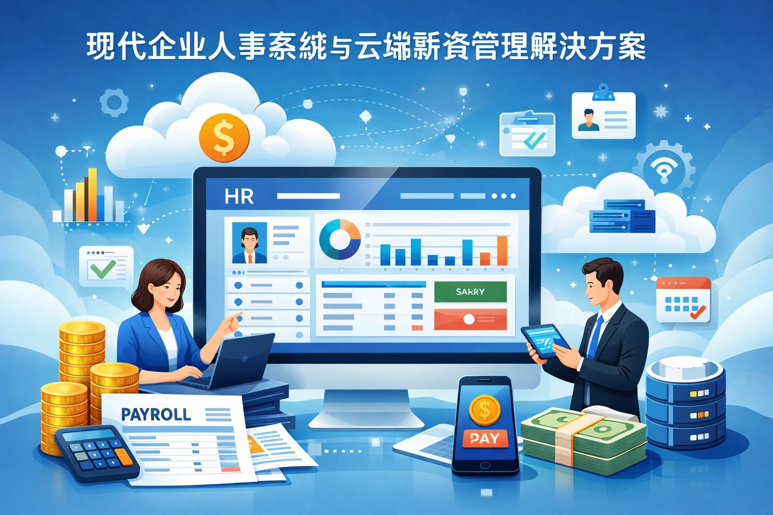 现代企业人事系统与云端薪资管理解决方案