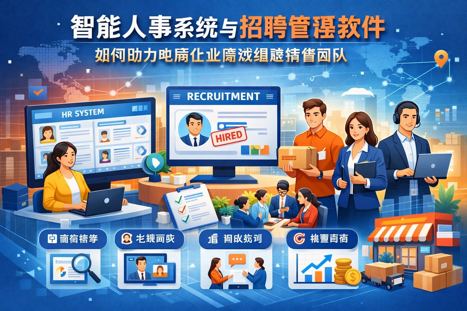 智能人事系统与招聘管理软件如何助力电商企业高效组建销售团队