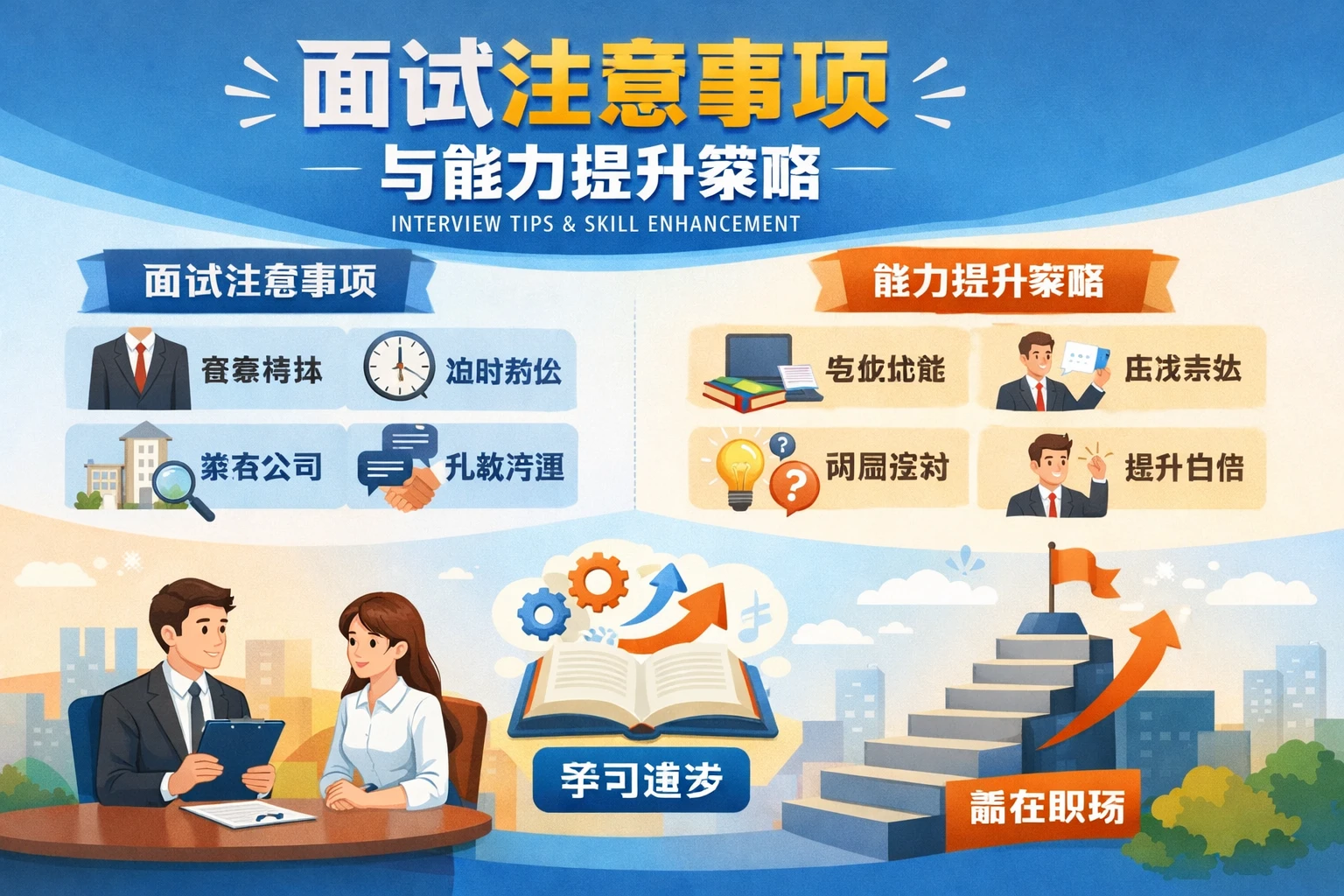 面试注意事项与能力提升策略