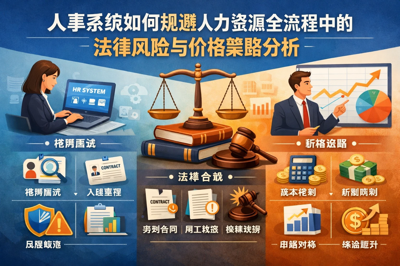 人事系统如何规避人力资源全流程中的法律风险与价格策略分析