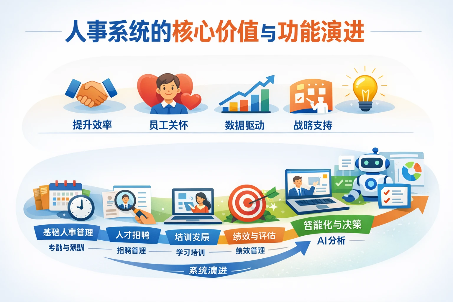 人事系统的核心价值与功能演进